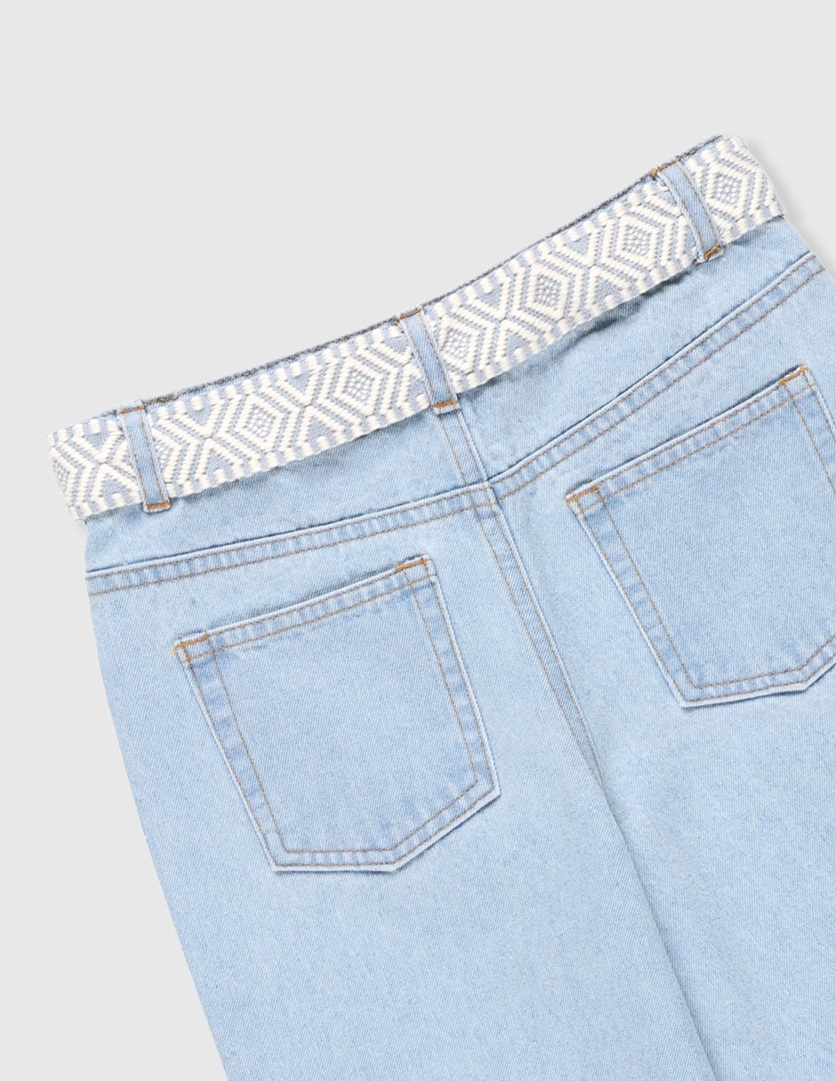 Jeans amplio para niña 4