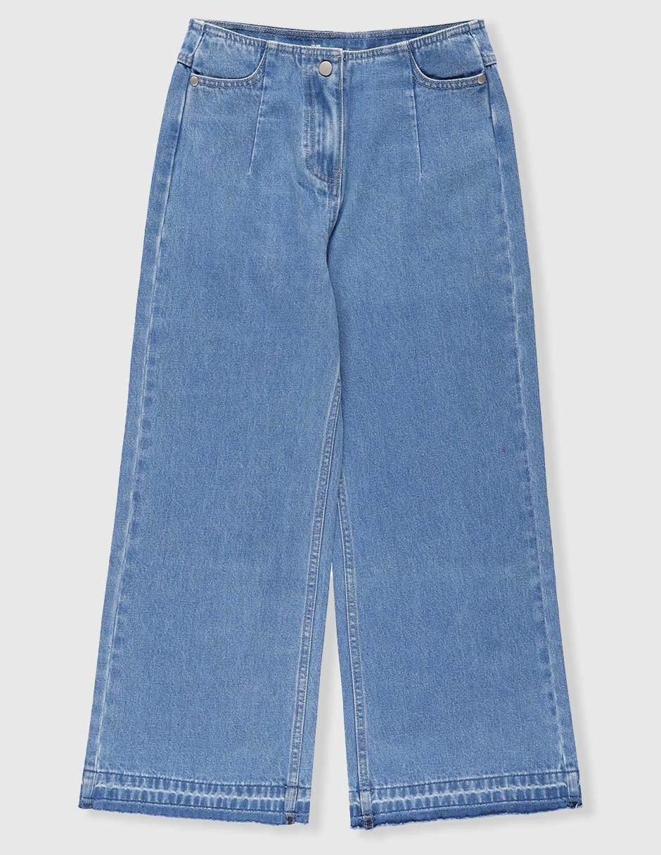 Jeans baggy lavado claro para niña Jeans baggy lavado claro para niña