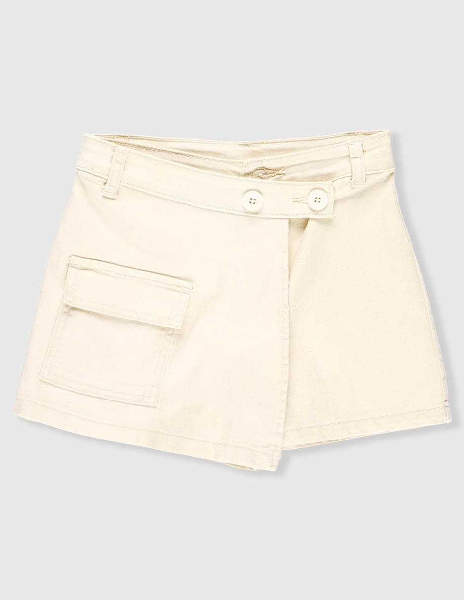 Falda short para niña Falda short para niña