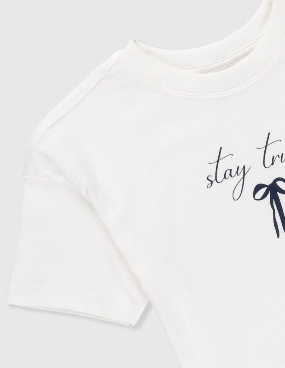 Playera manga corta para niña 3