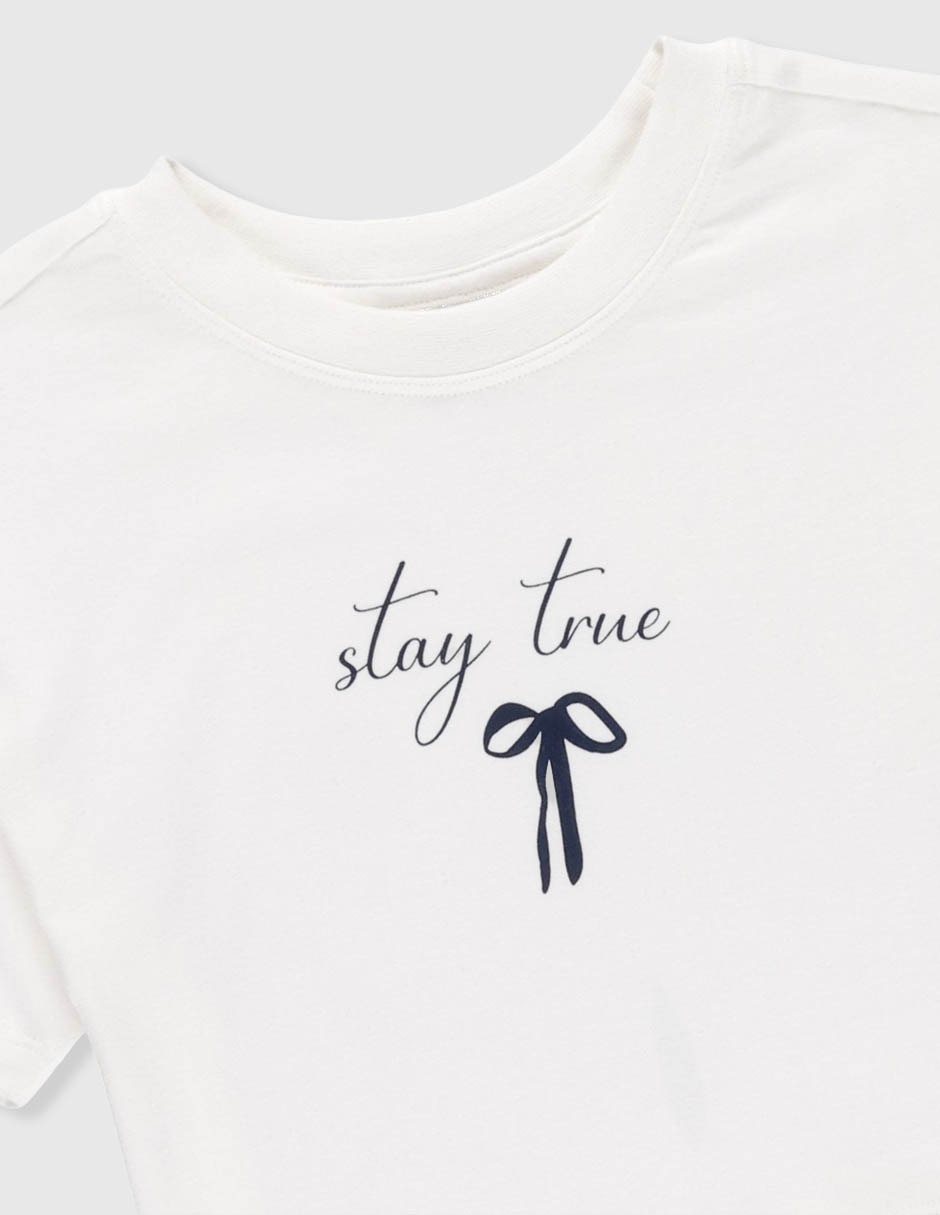 Playera manga corta para niña 4