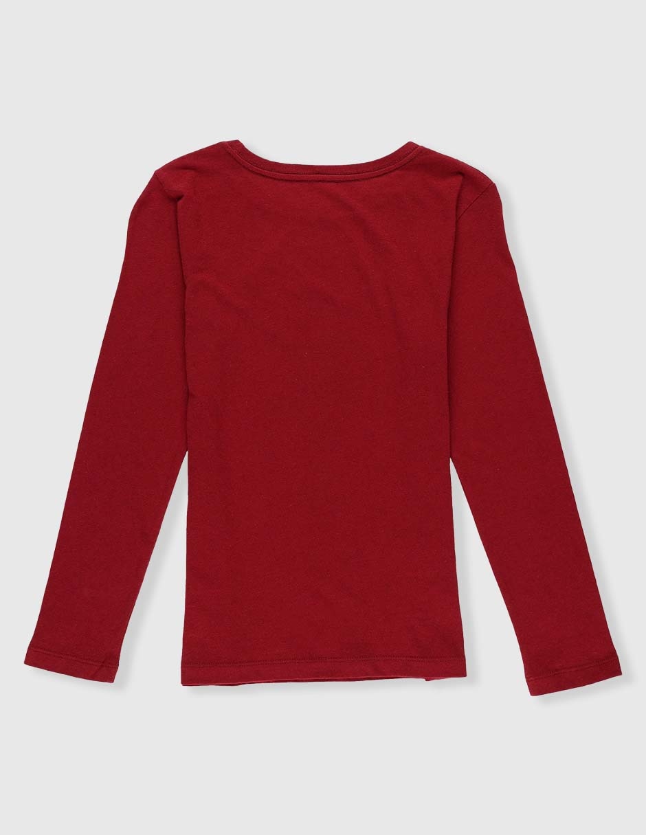 Playera manga larga para niña 2