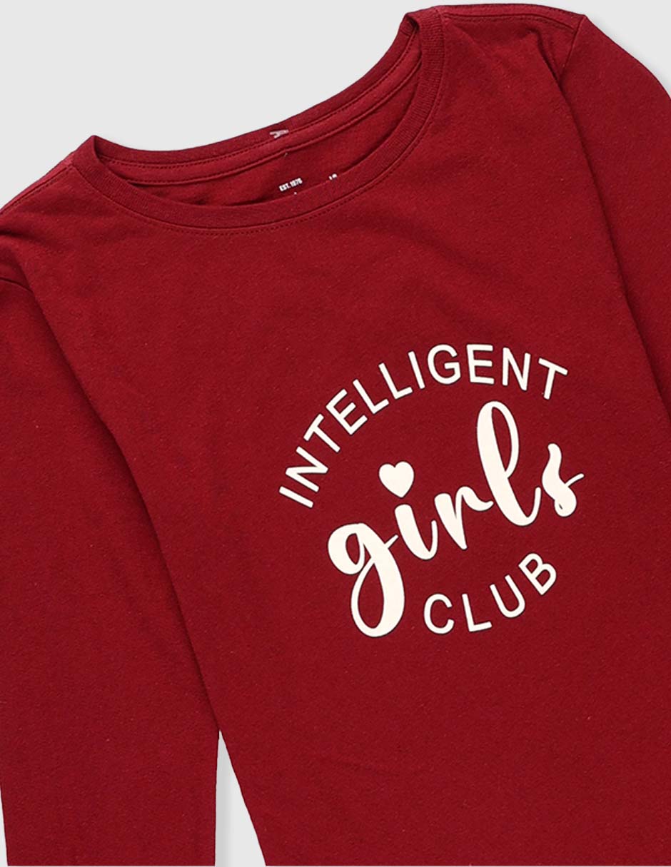 Playera manga larga para niña 3
