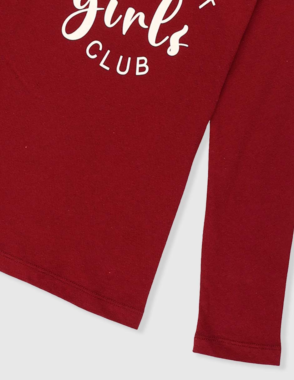 Playera manga larga para niña 4