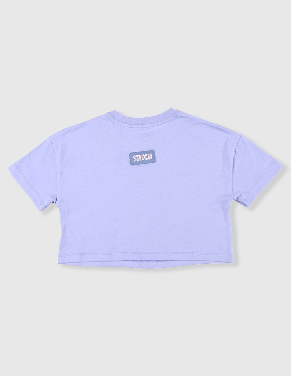 Playera Stitch manga corta para niña 2