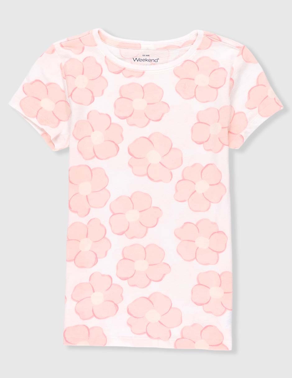 Playera manga corta para niña Playera manga corta para niña
