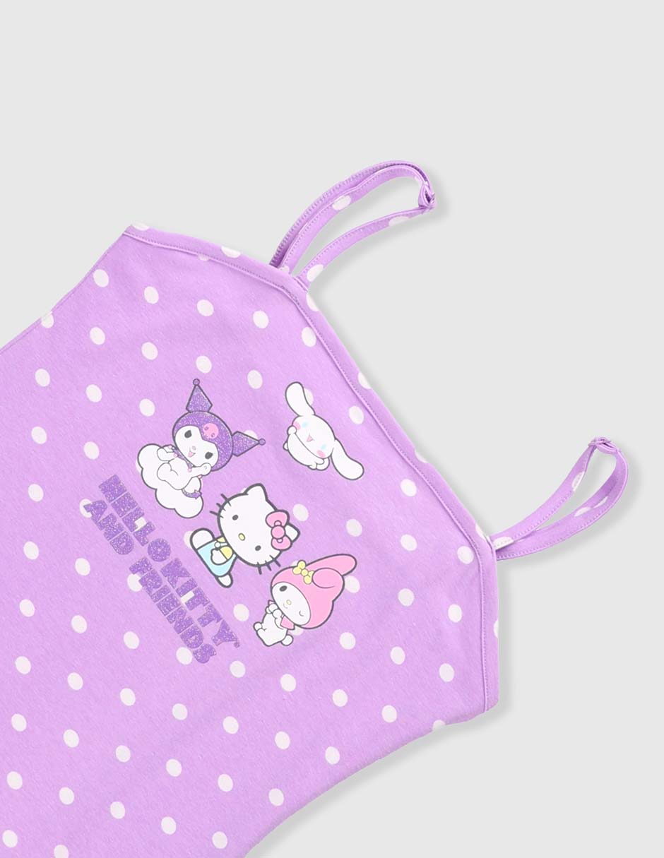 Vestido manga regular para niña 3
