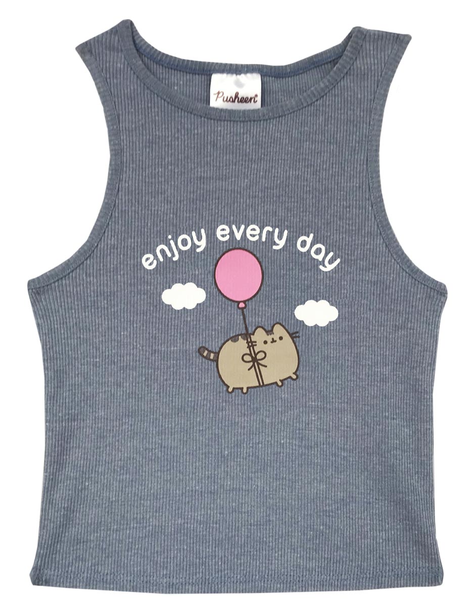 Playera sin manga para niña