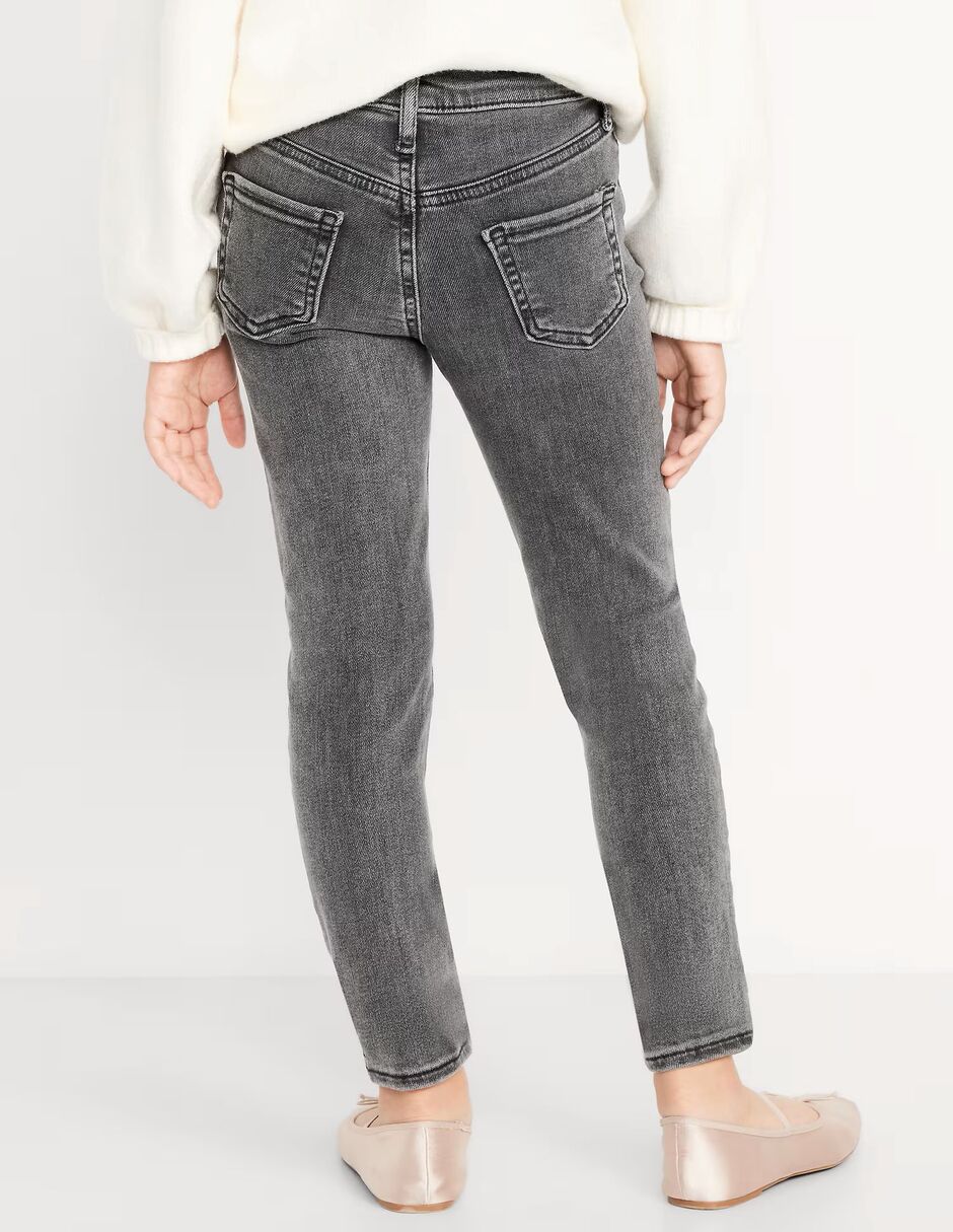 Jeans skinny 803854-000 lavado obscuro para niña 2
