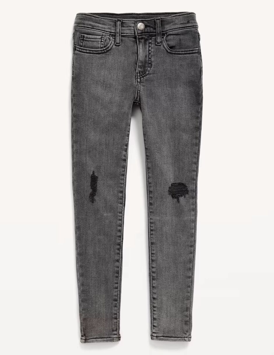 Jeans skinny 803854-000 lavado obscuro para niña 3