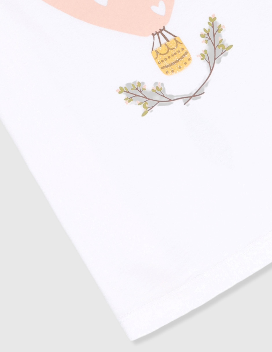 Playera manga corta para bebé niña 3