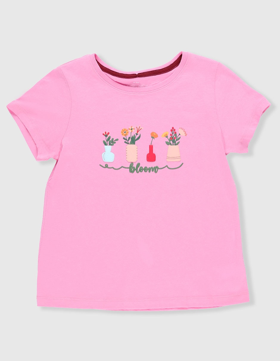 Playera manga corta para niña Playera manga corta para niña