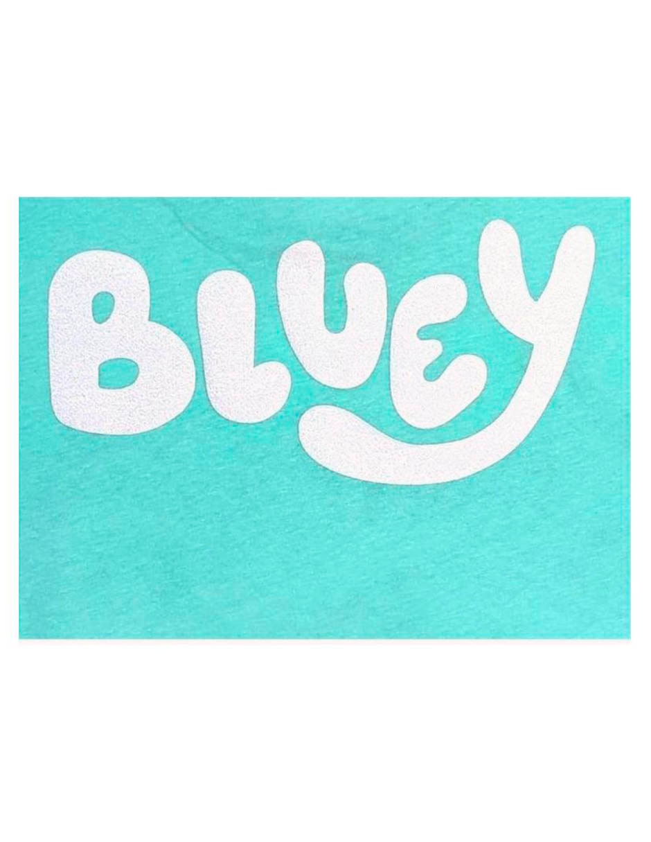 Playera Bluey manga corta para niña 4