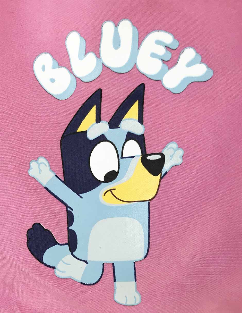 Falda bluey y bingo de algodón para niña 3