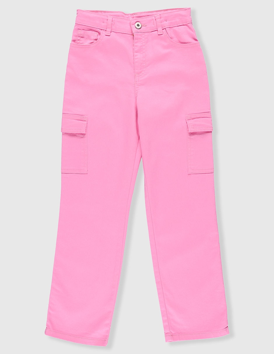 Jeans cargo straight para niña Jeans cargo straight para niña