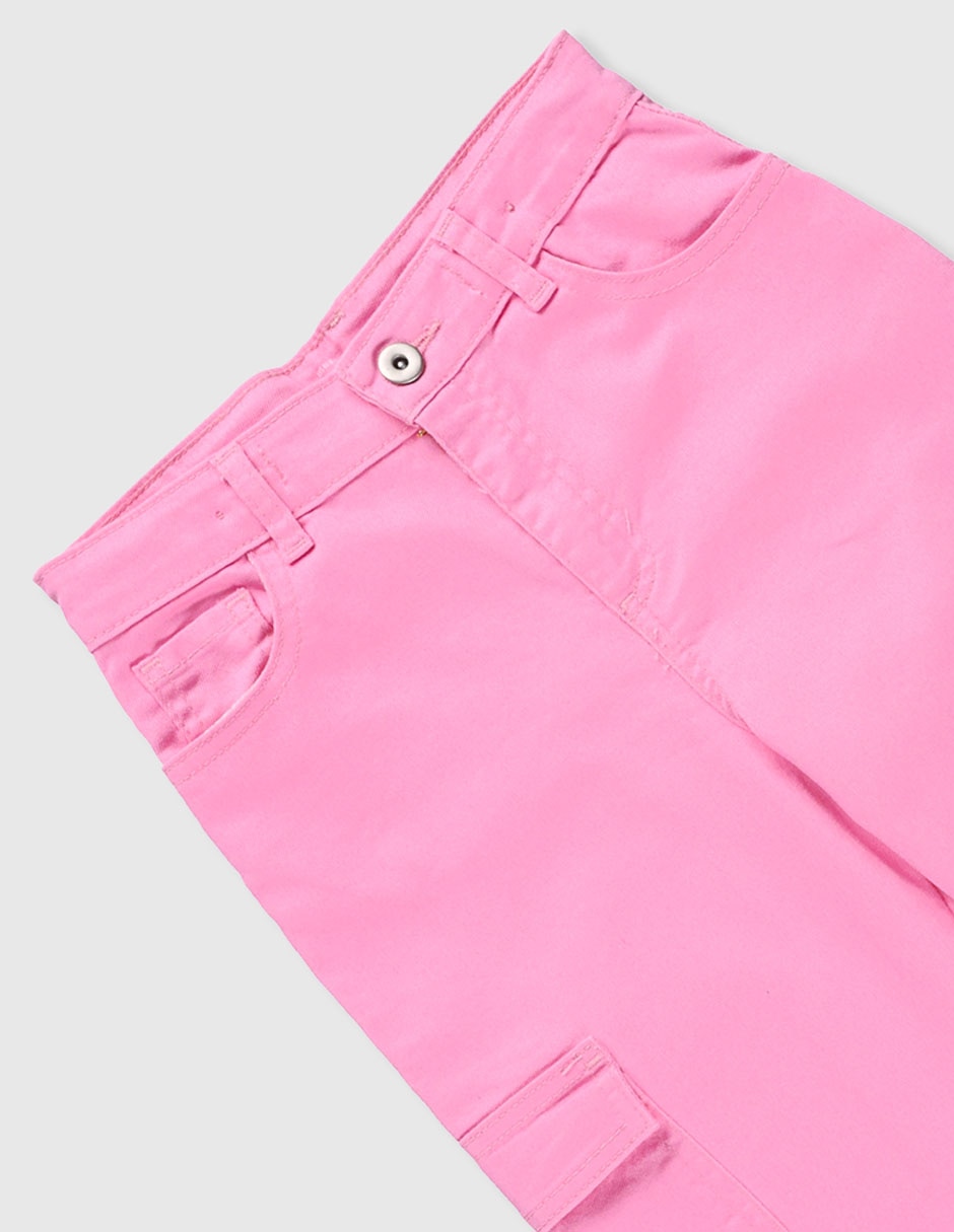 Jeans cargo straight Weekend para niña 3