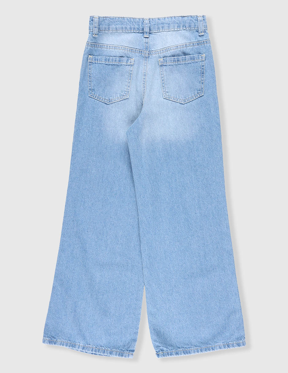 Jeans wide leg para niña 2