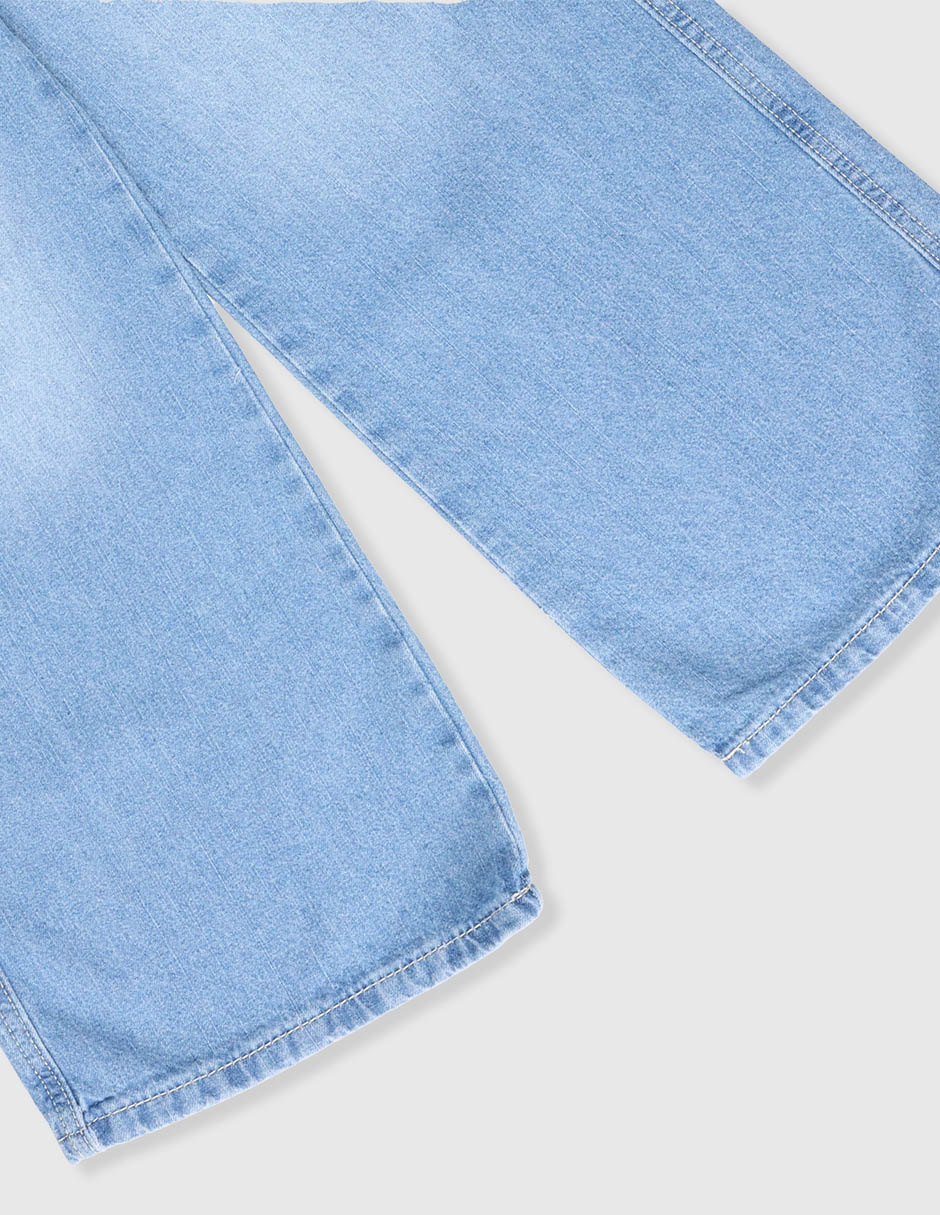 Jeans wide leg para niña 3