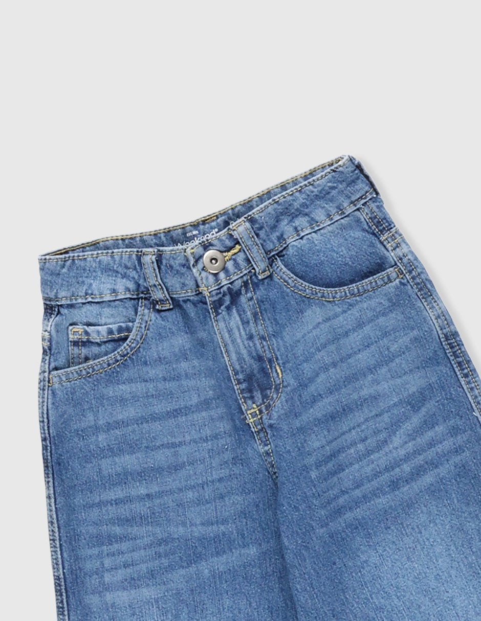 Jeans wide leg Weekend para niña