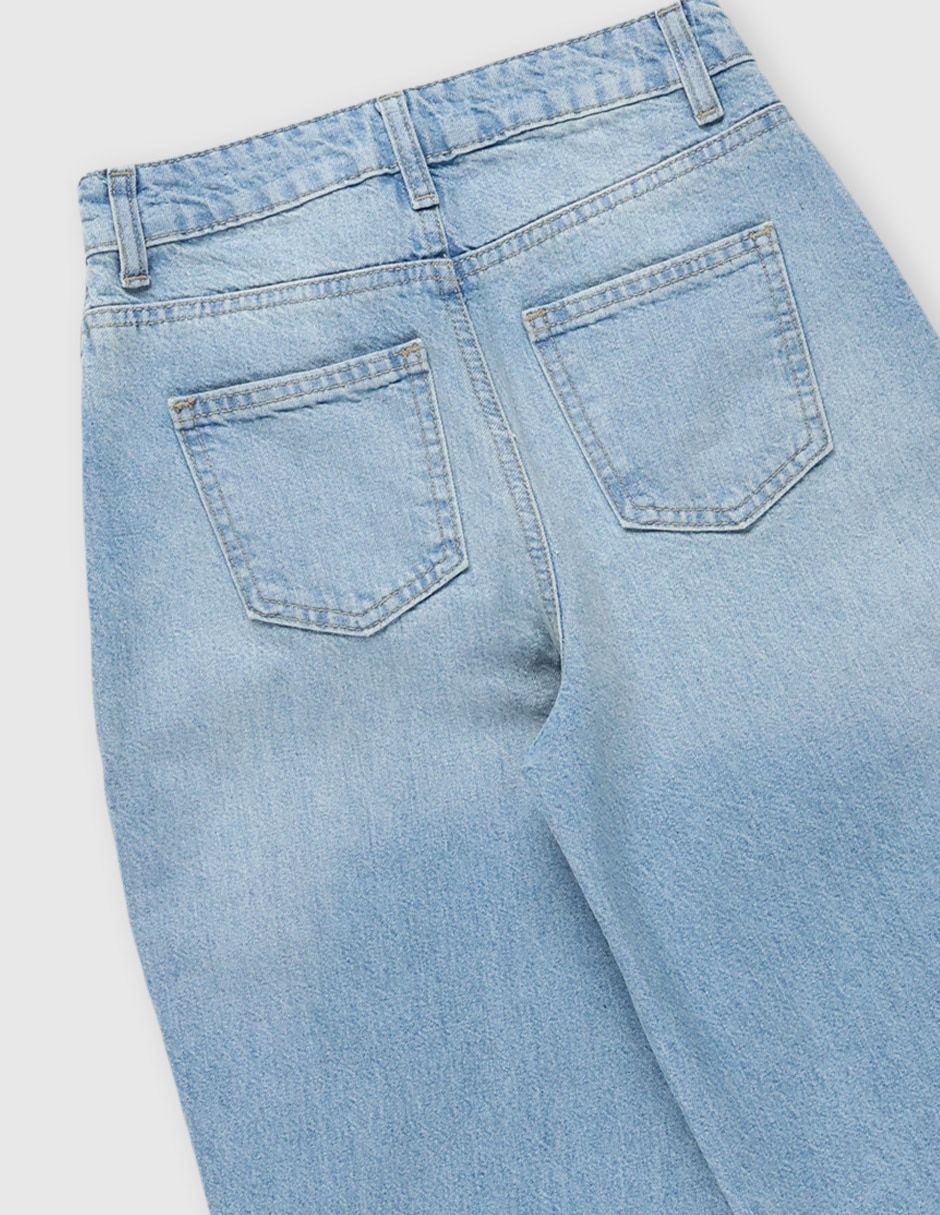 Jeans straight para niña 4