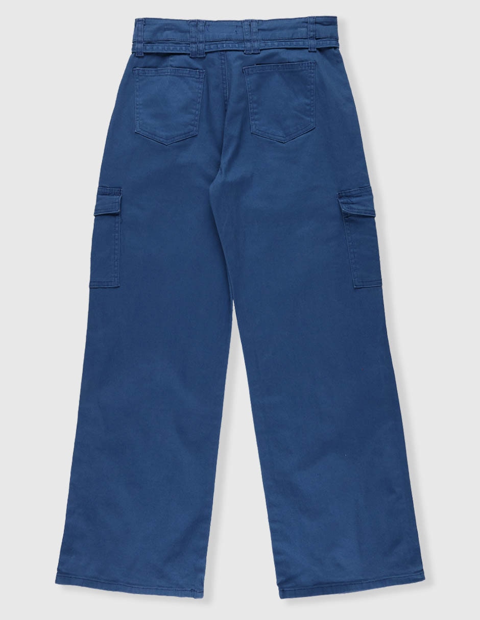 Pantalón cargo para niños grandes niña 2