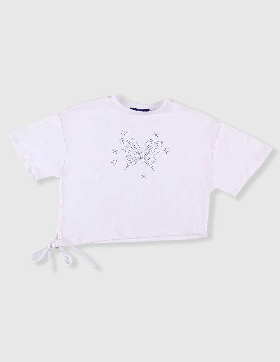 Playera manga corta para niña Playera manga corta para niña