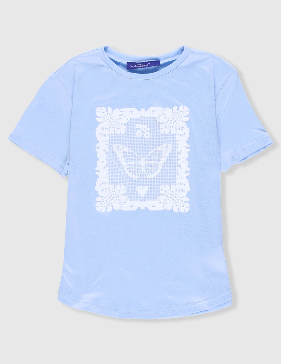 Playera manga corta para niña Playera manga corta para niña