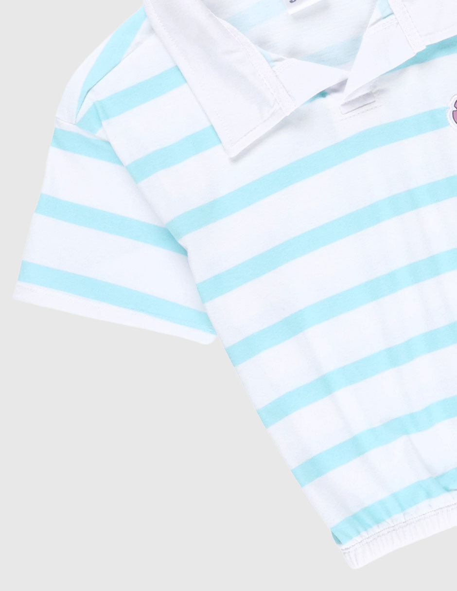 Playera Stich manga corta para niña 4