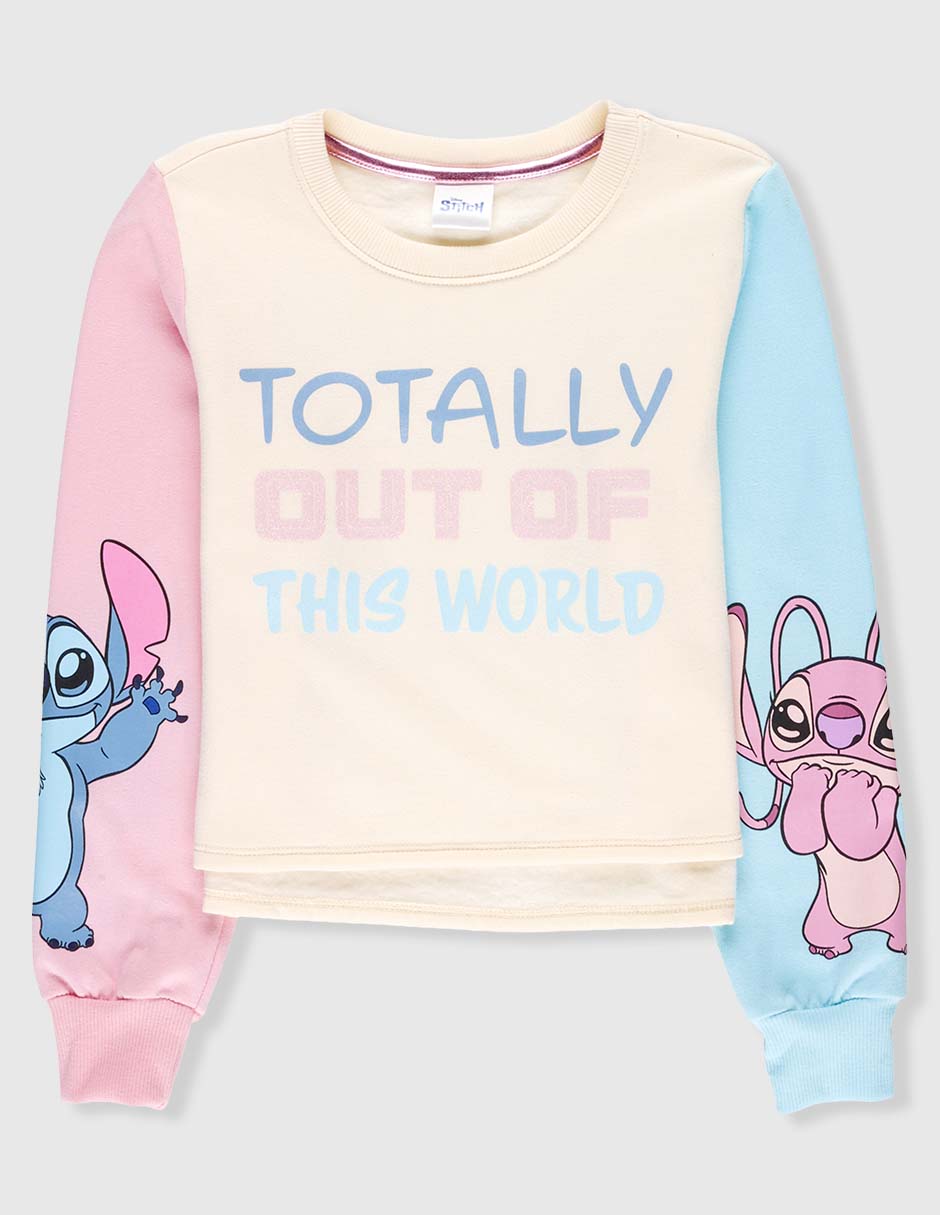 Sudadera Lilo & Stitch Stitch y ángel para niña Sudadera Lilo & Stitch Stitch y ángel para niña