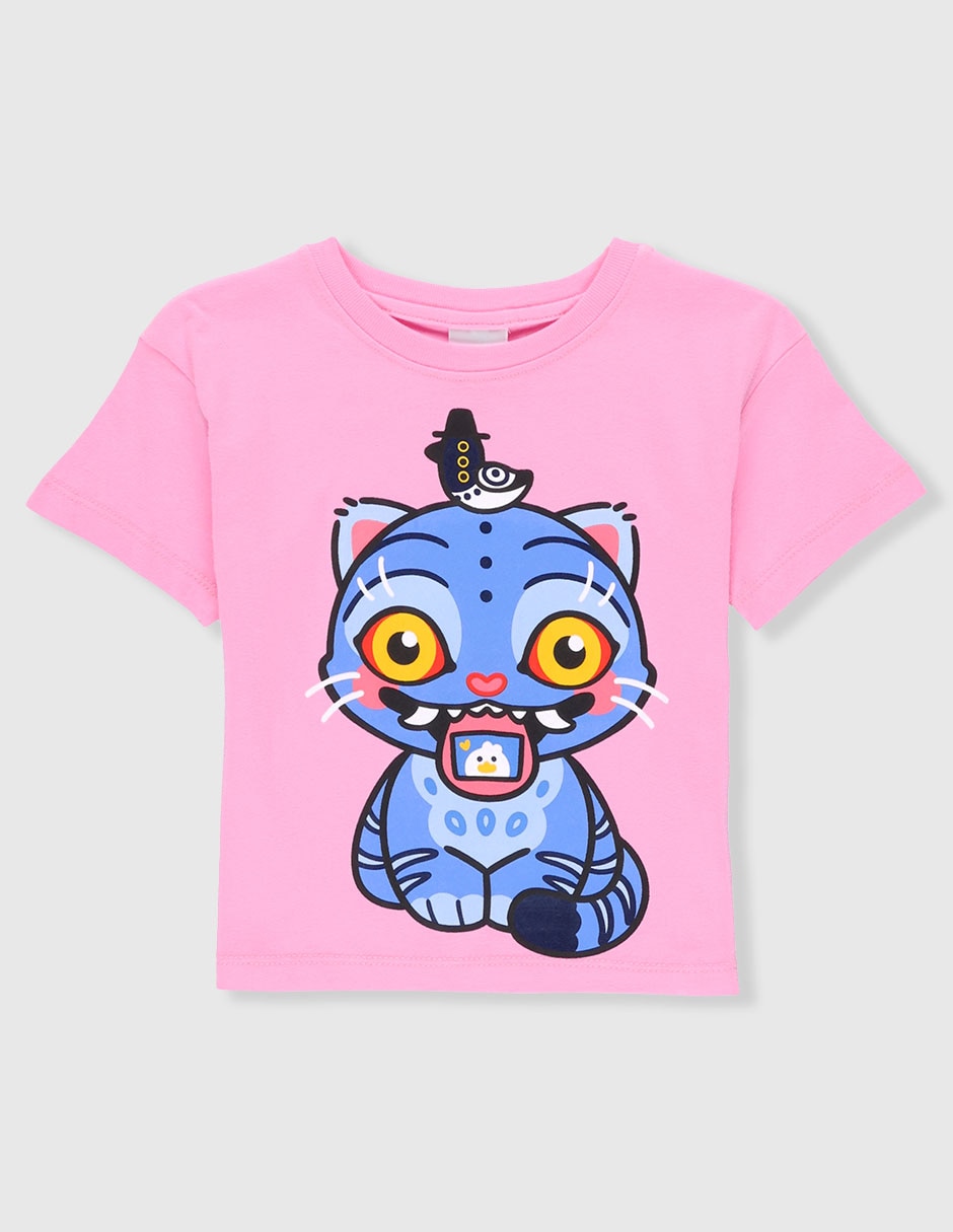 Playera Las Guerreras del K-Pop El Gat manga corta para niña Playera Las Guerreras del K-Pop El Gat manga corta para niña