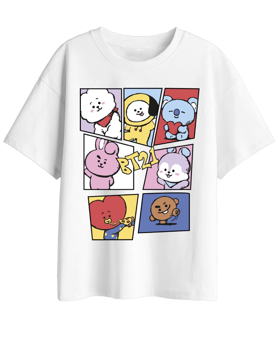 Playera Tata(BTS) manga corta para niña Playera Tata(BTS) manga corta para niña