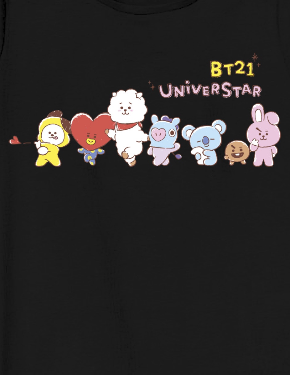 Playera Tata(BTS) manga corta para niña 3