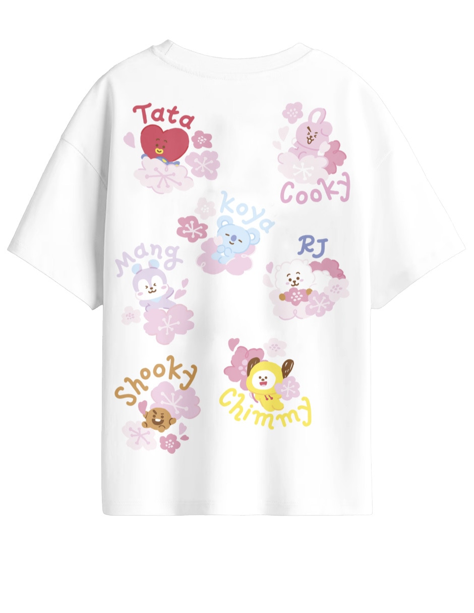 Playera Tata(BTS) manga corta para niña 2