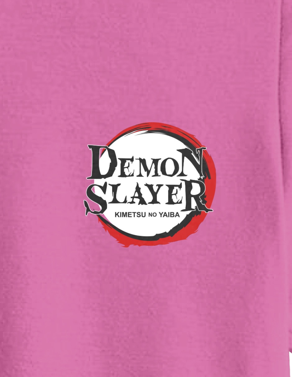 Playera Demon Slayer: Kimetsu no Yaiba manga corta para niña 3