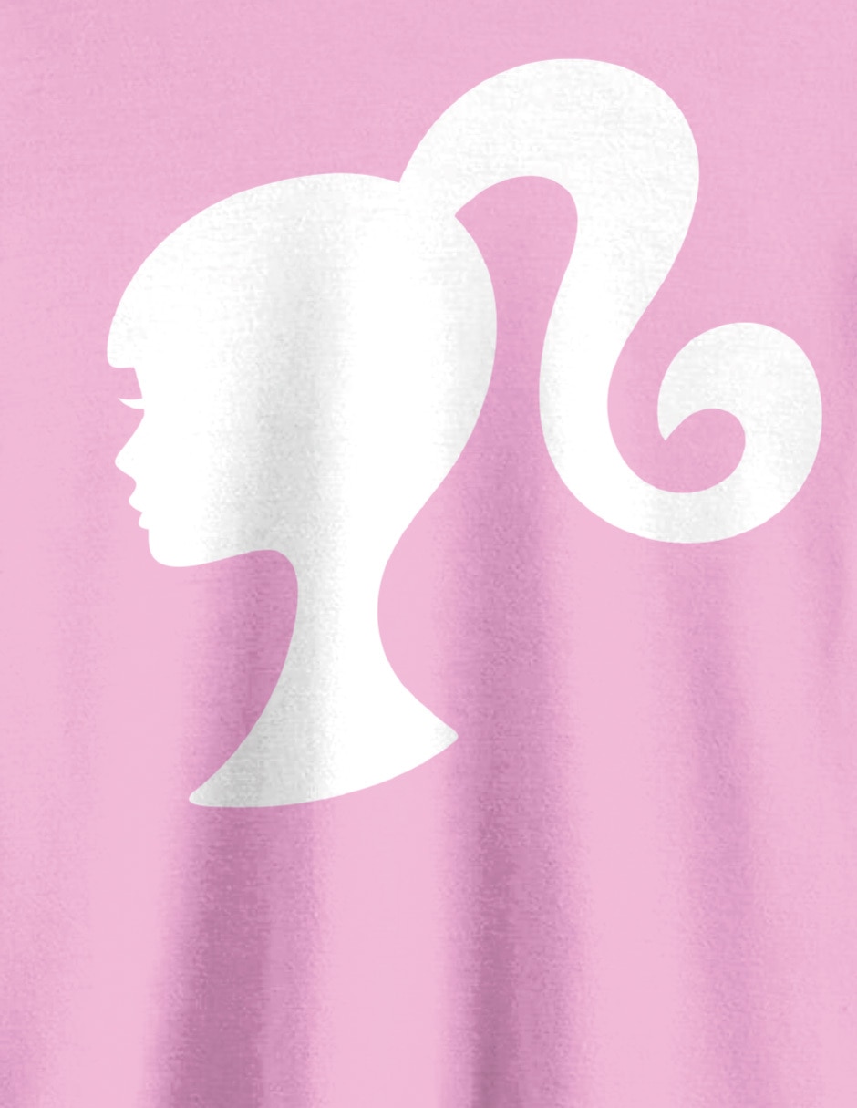 Playera Barbie manga corta para niña 4