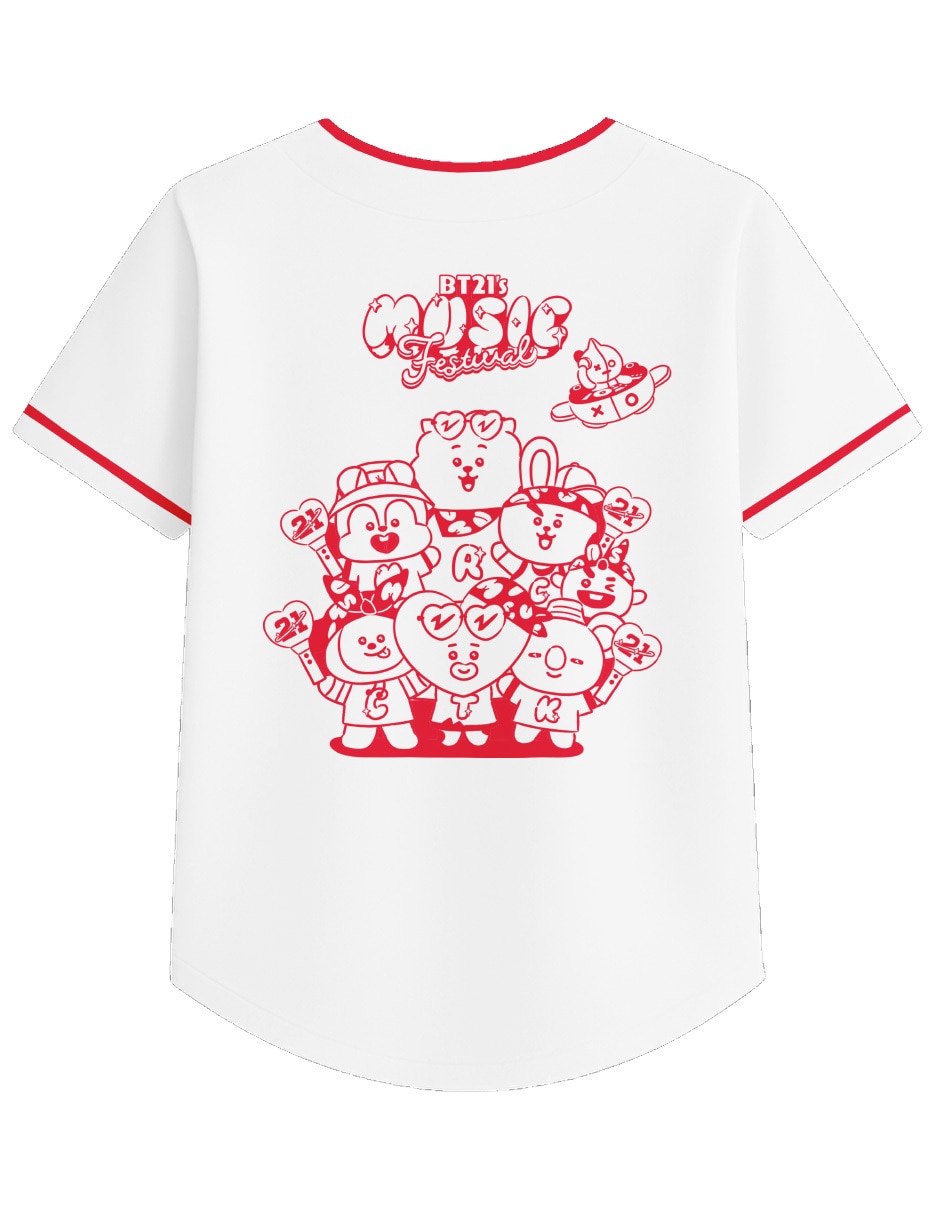 Jersey de entrenamiento béisbol manga corta para niña 2